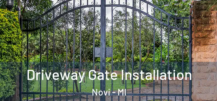 Driveway Gate Installation Novi - MI